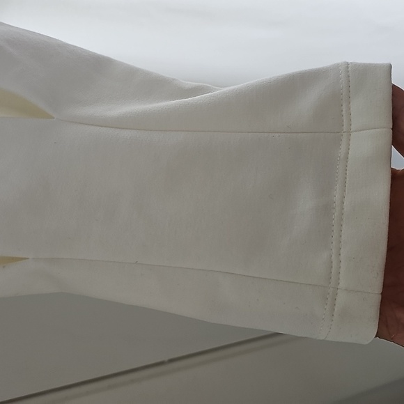 J.McLaughlin Elegant‎ Cream Knit Dress. Long Sleeves. Size Large. - Picture 4 of 10